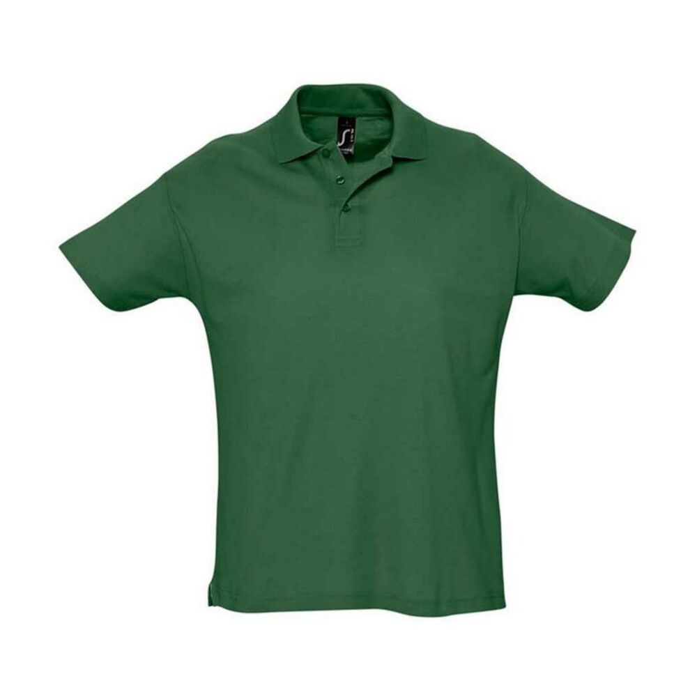 SOLS Mens Summer II Polo Shirt / Golf Green